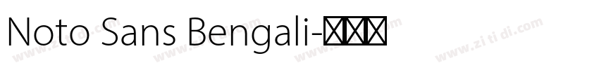 Noto Sans Bengali字体转换